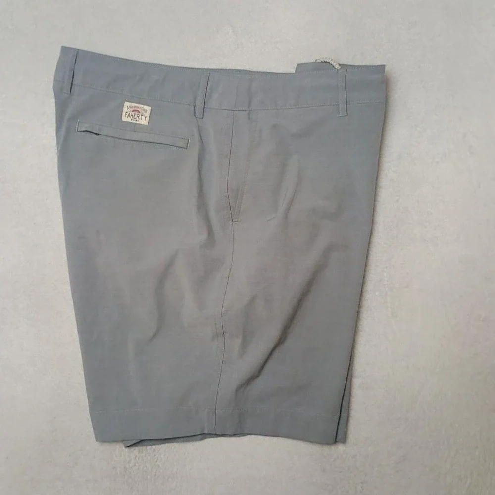 Faherty Shorts Mens 38 Gray 7